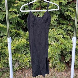 Elegant Black Slip Dress